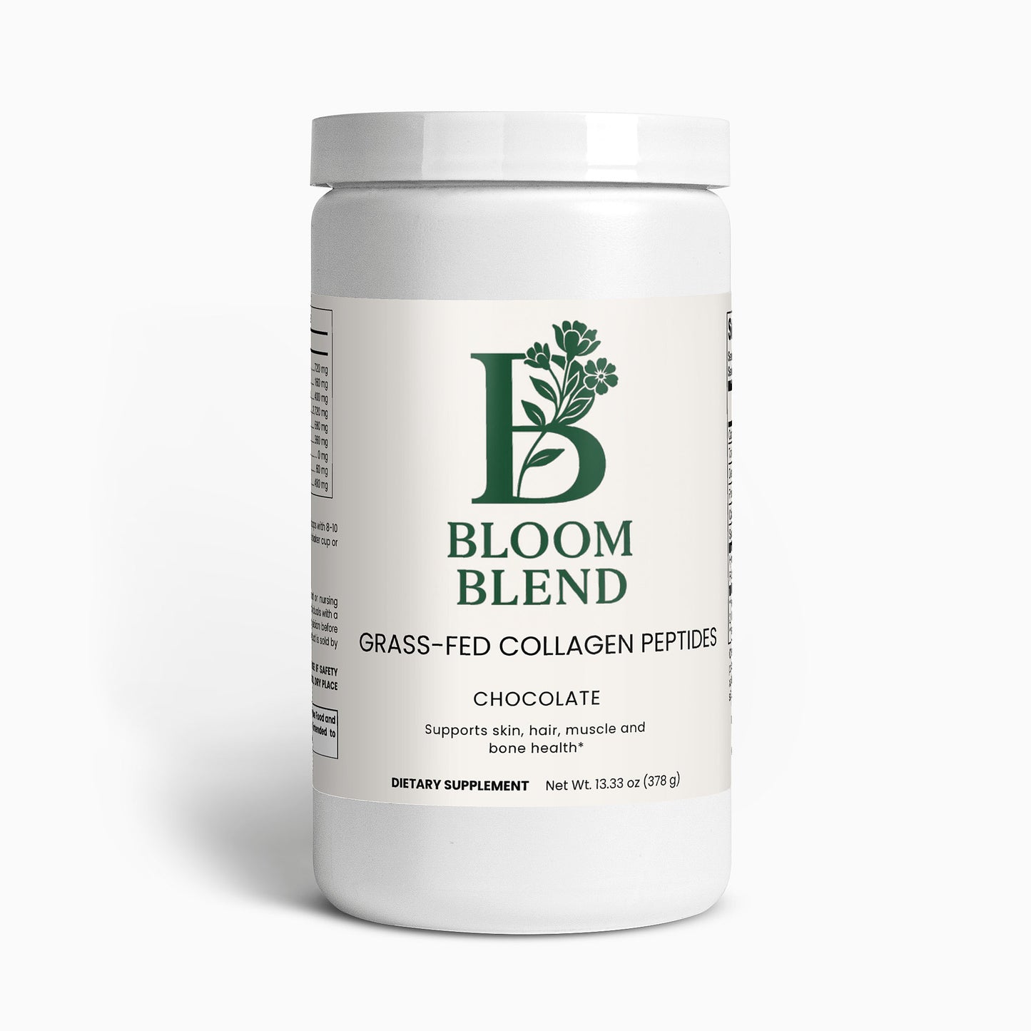 Grass-Fed Collagen Peptides Powder (Chocolate)